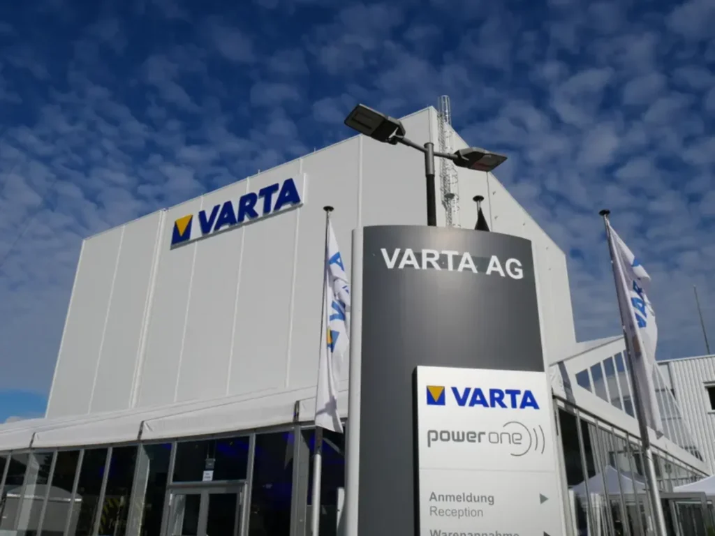 Ein Gebäude von VARTA-Ellwangen